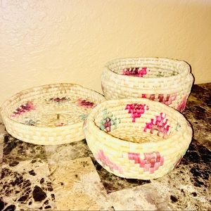 Woven Baskets Set